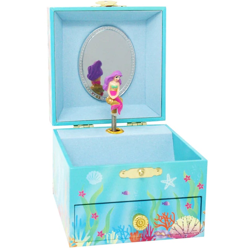 Rainbow Mermaid Small Musical Jewellery Box
