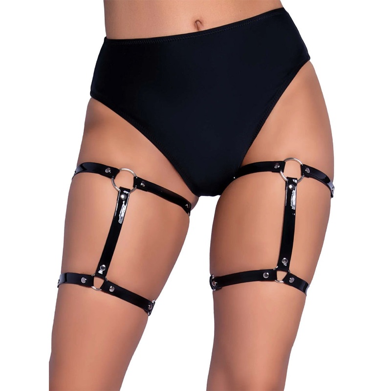 Studded Thigh High Garters