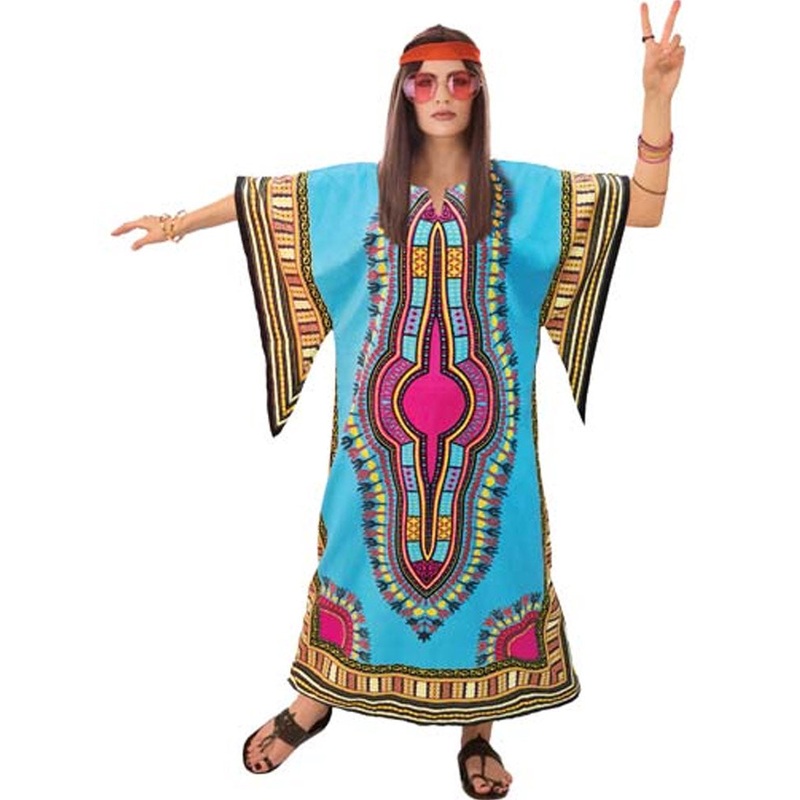 60s Dashiki Dress Womens Costume