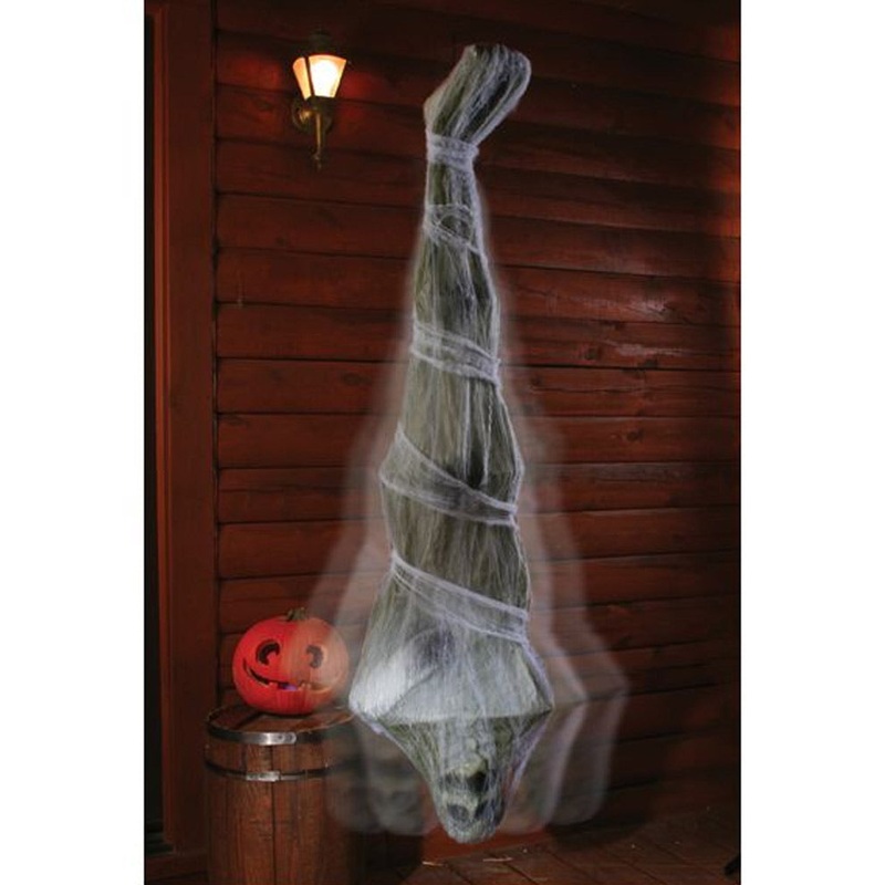 Animated Shaking Spider Web Cocoon Corpse 1.8m