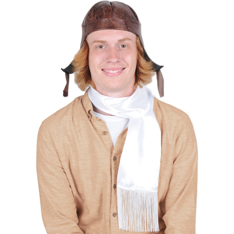 Around the World Aviator Hat and Scarf Set
