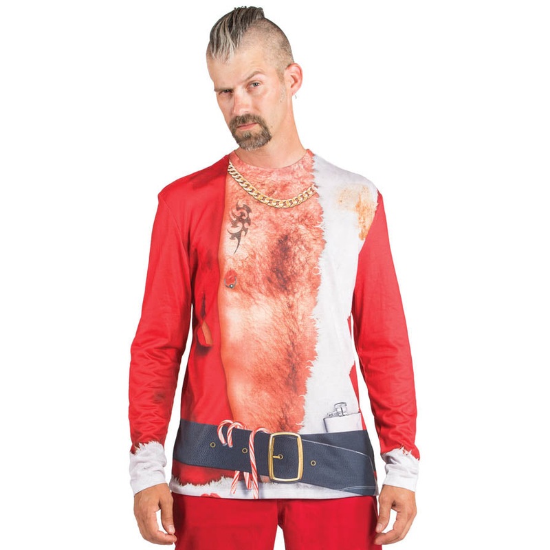 Christmas Bad Santa Mens T Shirt