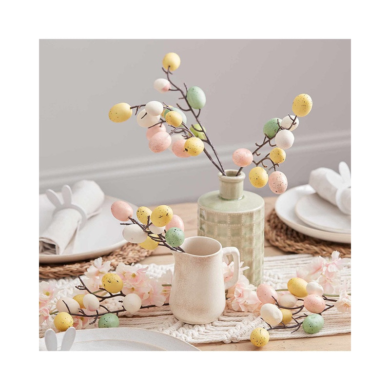Eggciting Easter Stems and Eggs Decoration Pack of 5