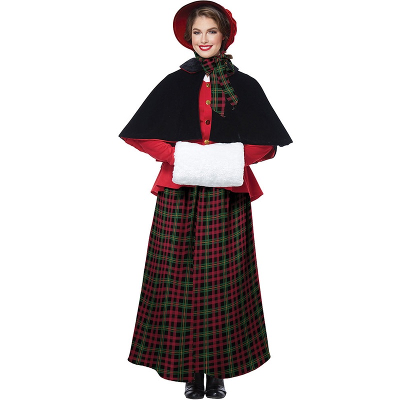 Holiday Caroler Womens Christmas Costume