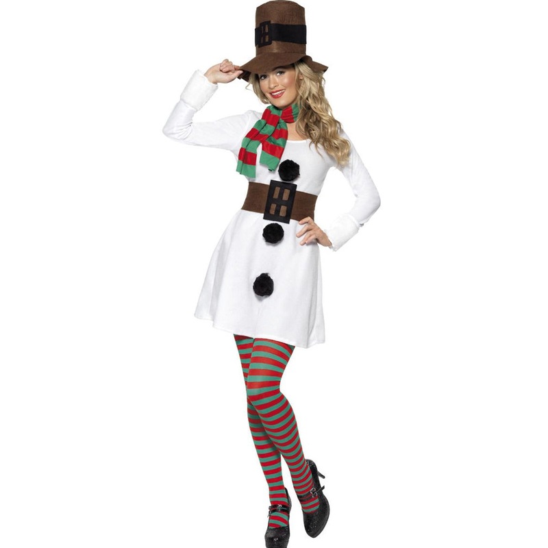 Miss Snowman Womens Christmas Costume