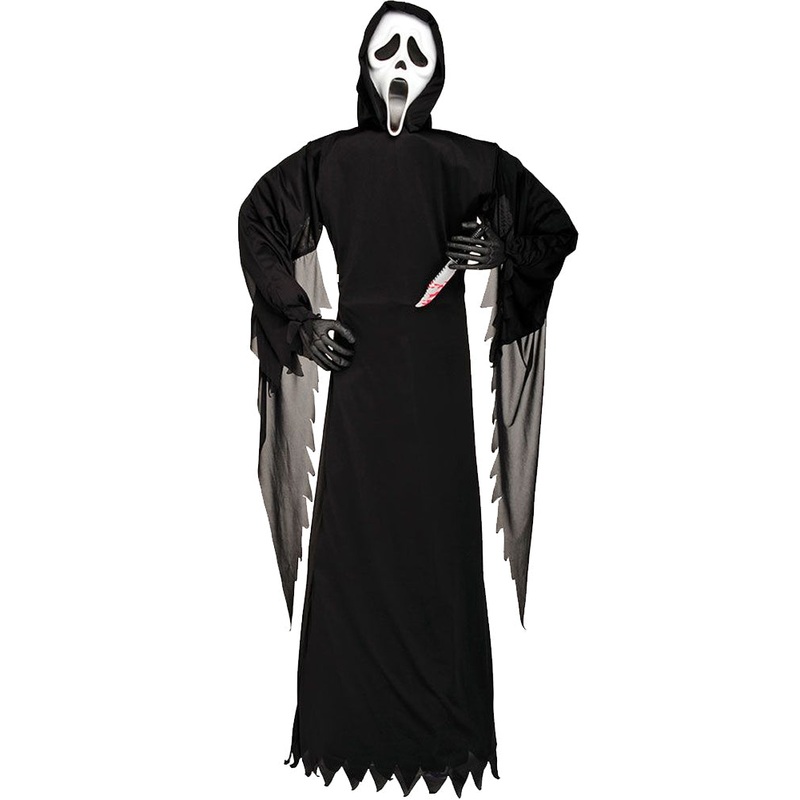 Scream Ghost Face Reaper with Prop Knife Decoration 1.5m