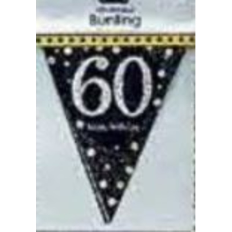 Sparkling Celebration 60 Prismatic Pennant Banner – Plastic