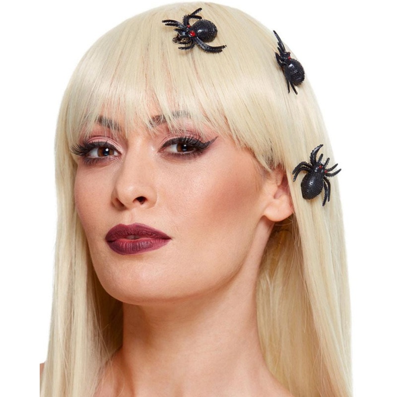 Spider Hair Clips Pack of 3