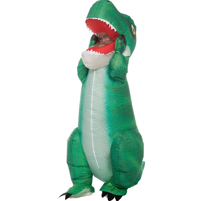 T-Rex Full Body Inflatable Adult Costume