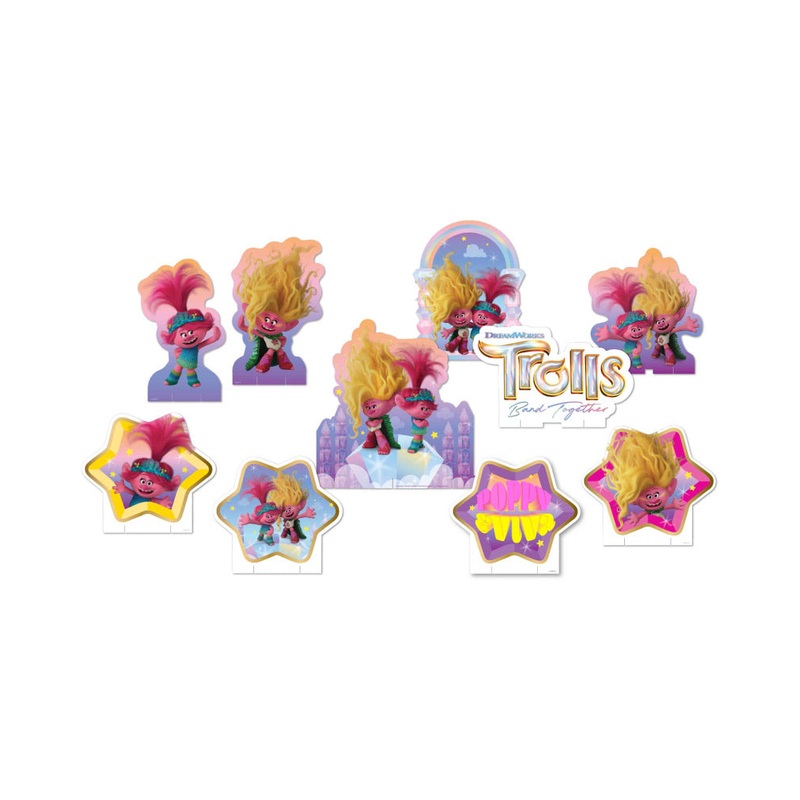 Trolls 3 Band Together Table Decorating Kit