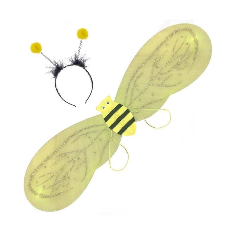 Bumble Bee Wings and Headband Set