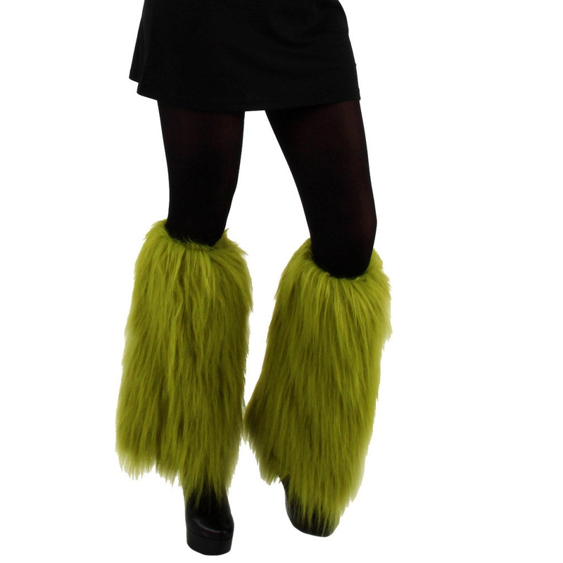 Dr Seuss The Grinch Fuzzy Leg Warmers