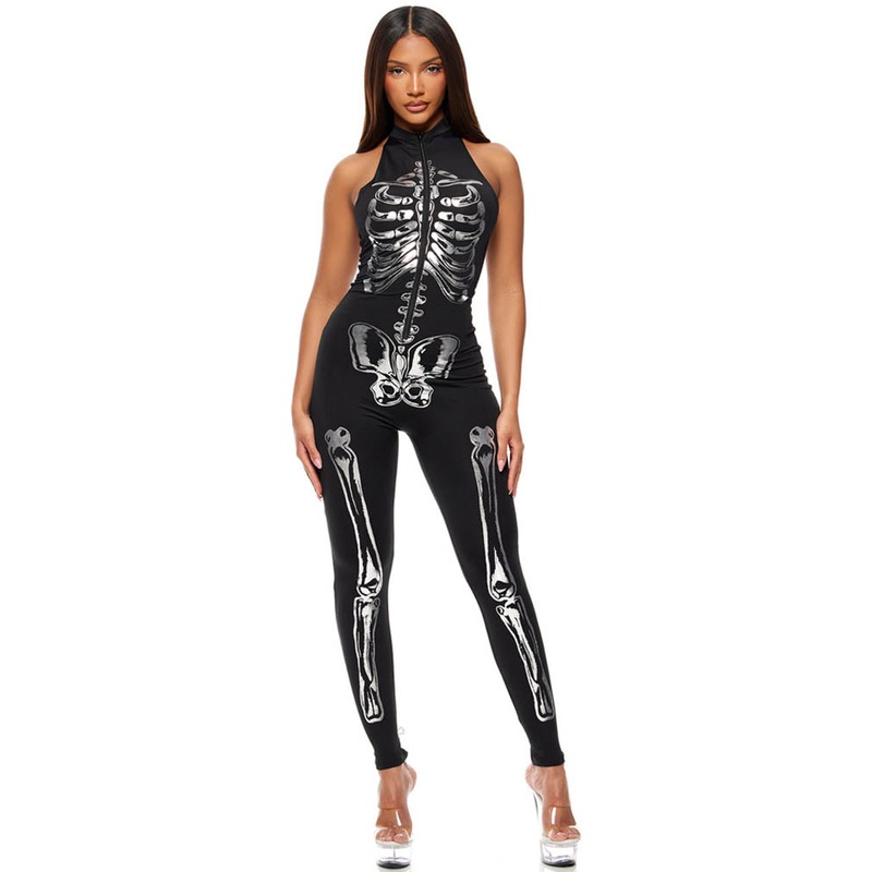 Flashy on the Inside Skeleton Womens Costume