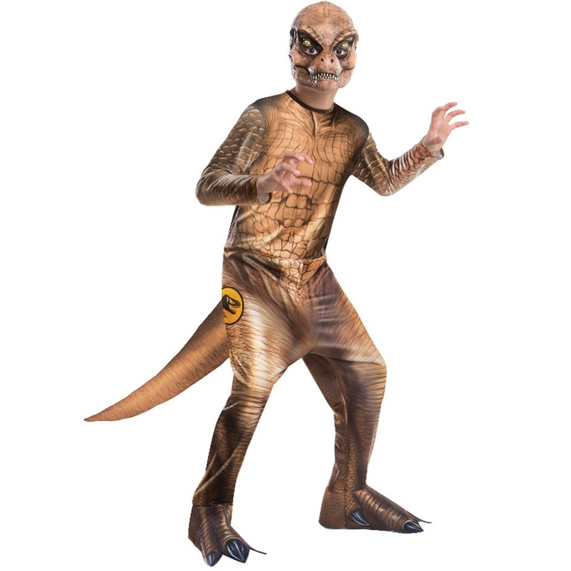 Jurassic World T Rex Lenticular Deluxe Boys Costume