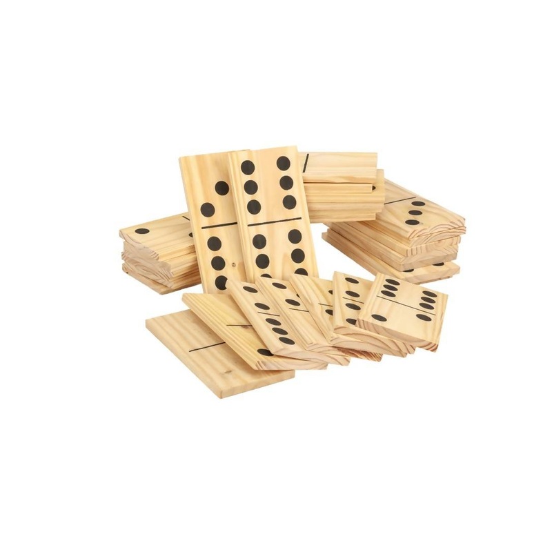 Mega Outdoor Dominoes Game Set with 28 Pieces 30cm