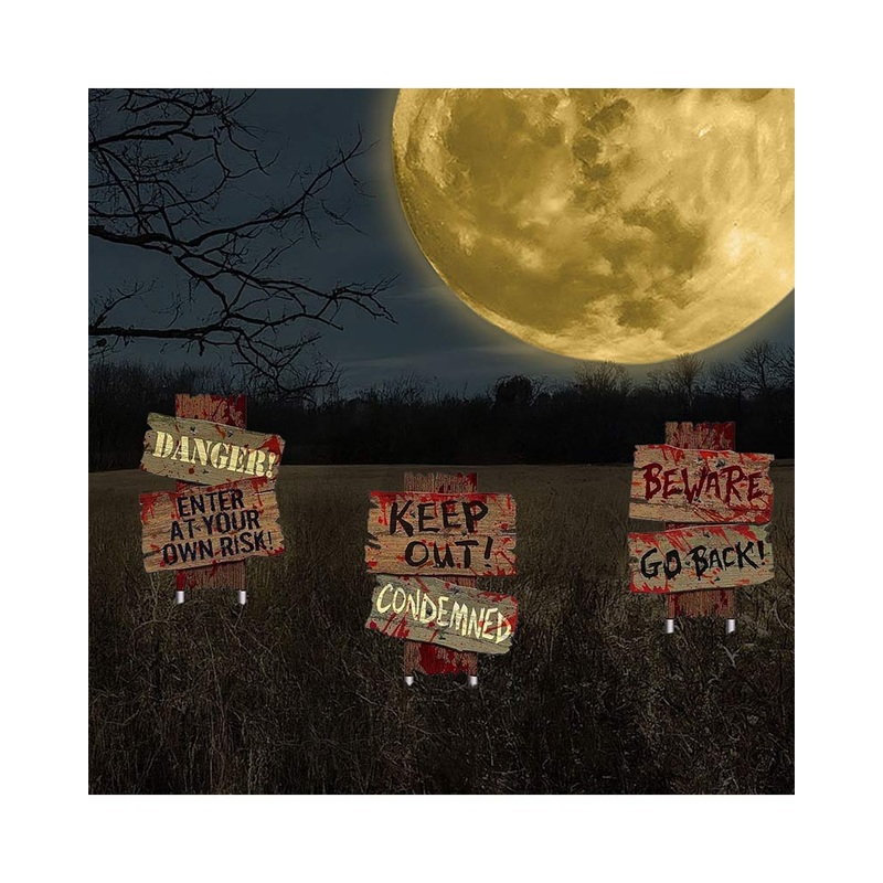 Sidewalk Cemetery Signs 30cm