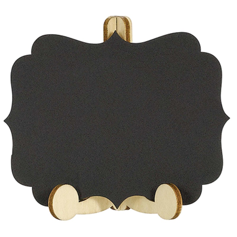 Chalkboard Mini Wooden Easels Pack of 6