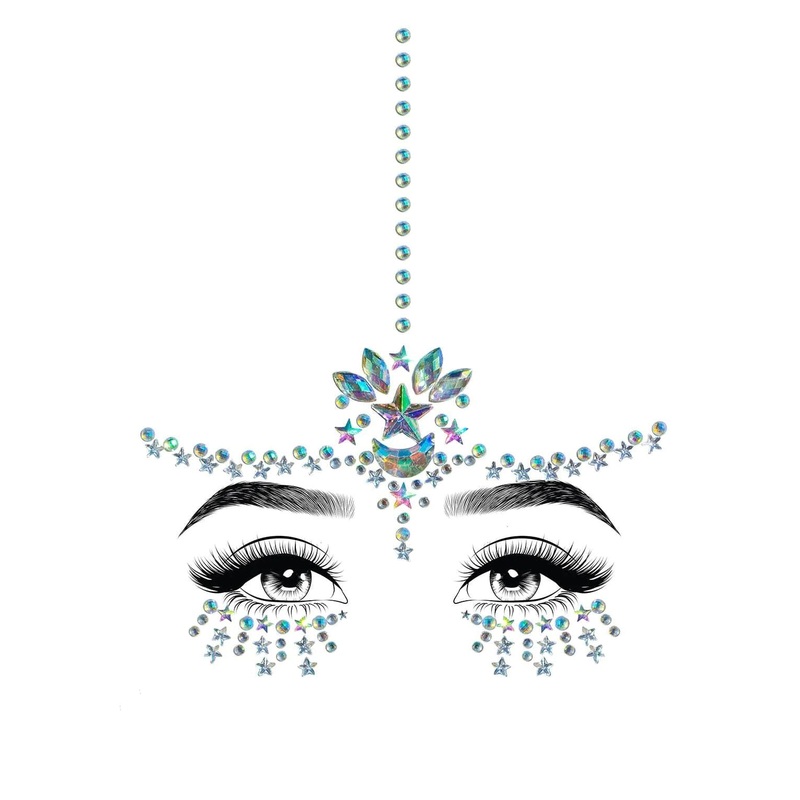 Karma Adhesive Face Jewels Sticker