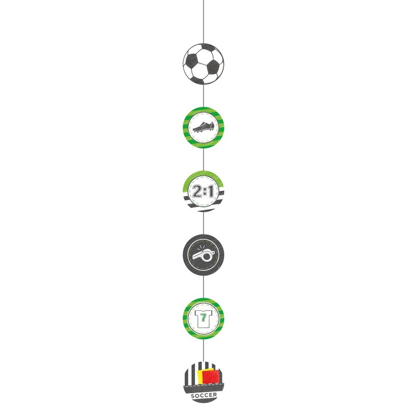 Kicker Party Hanging String Decorations Pack of 4