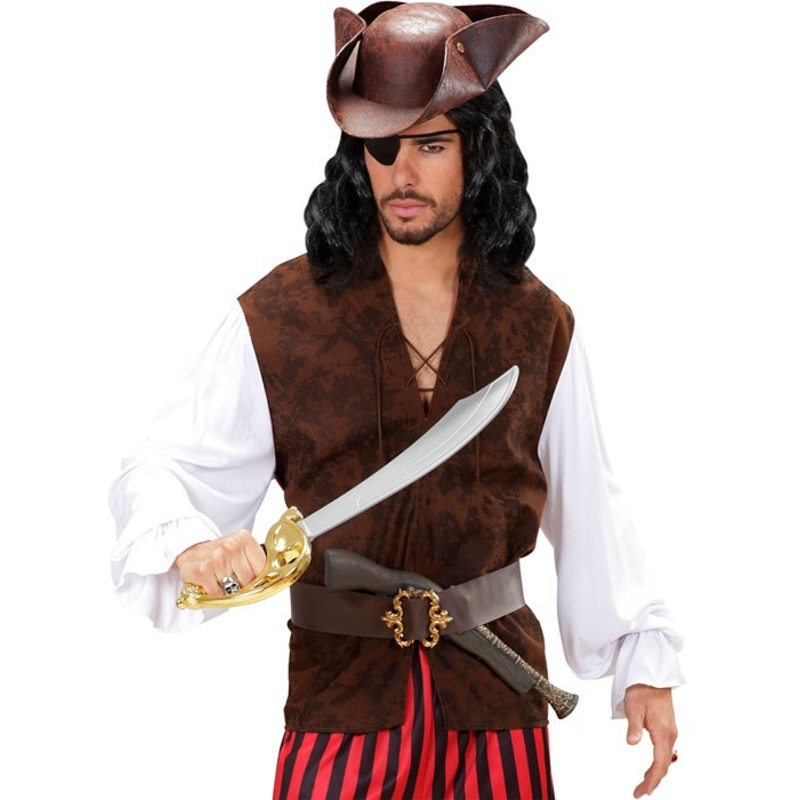 Pirate Mens Shirt with Vest