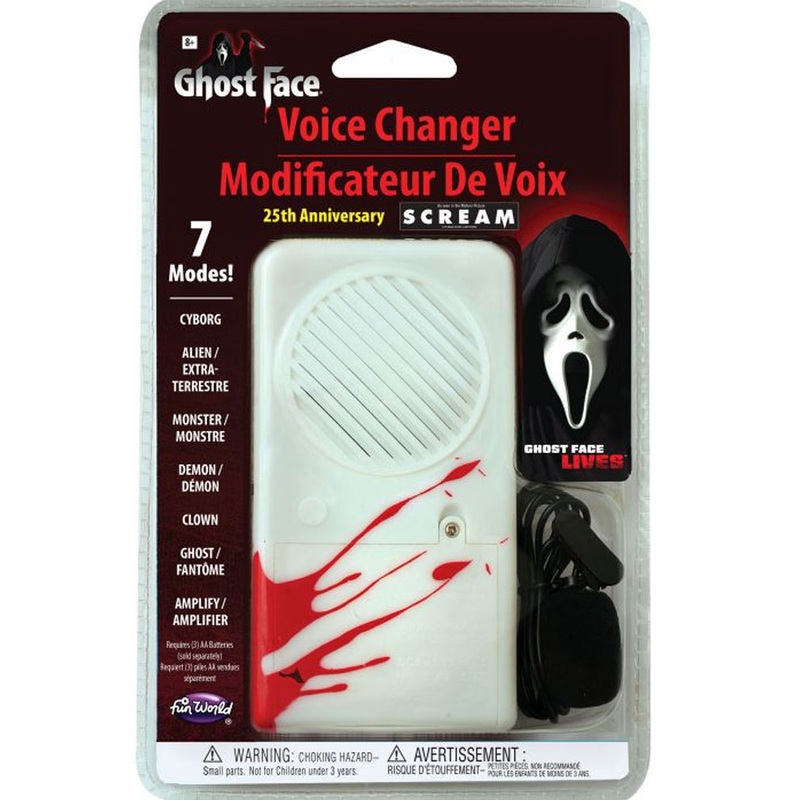 Scream Ghost Face Deluxe Voice Changer With Blood