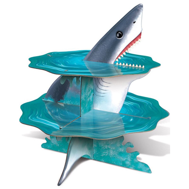 Shark 35cm Cupcake Stand