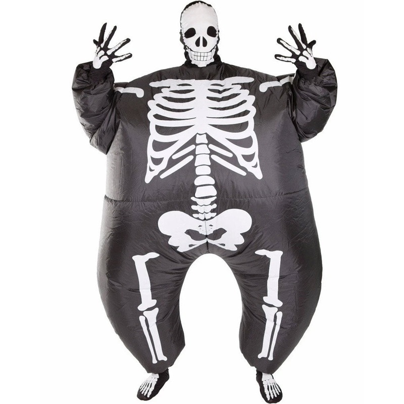 Skeleton Inflatable Adult Costume
