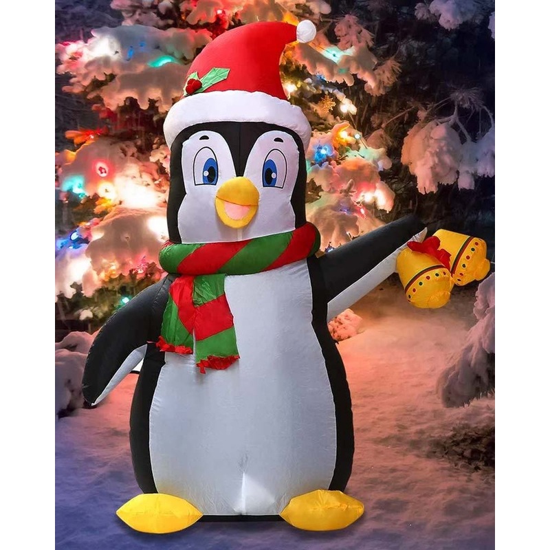 Christmas Penguin Lawn Inflatable 1.5m