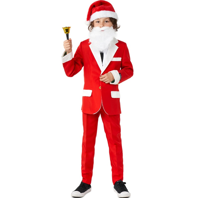 Christmas Santa Faux Fur Boys Suitmeister