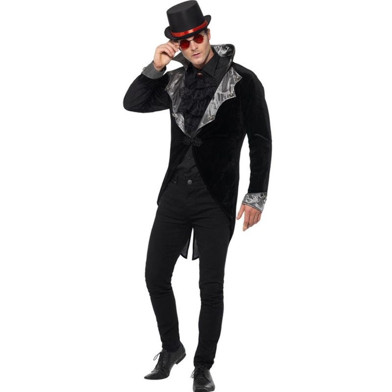 Gothic Vampire Jacket Mens Costume