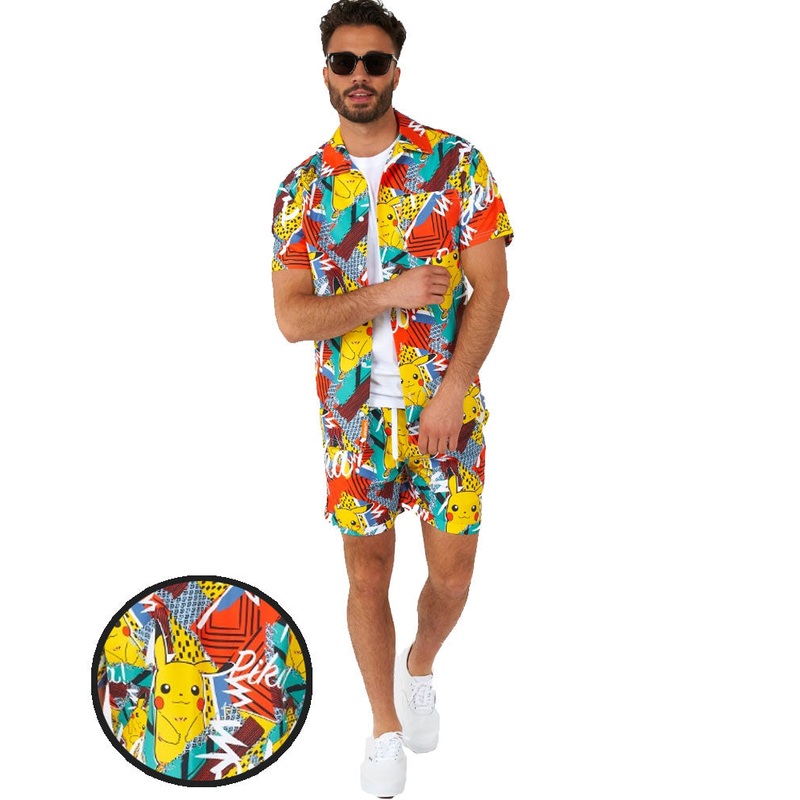 Opposuit Summer Pika Pikachu Mens Swim Suit