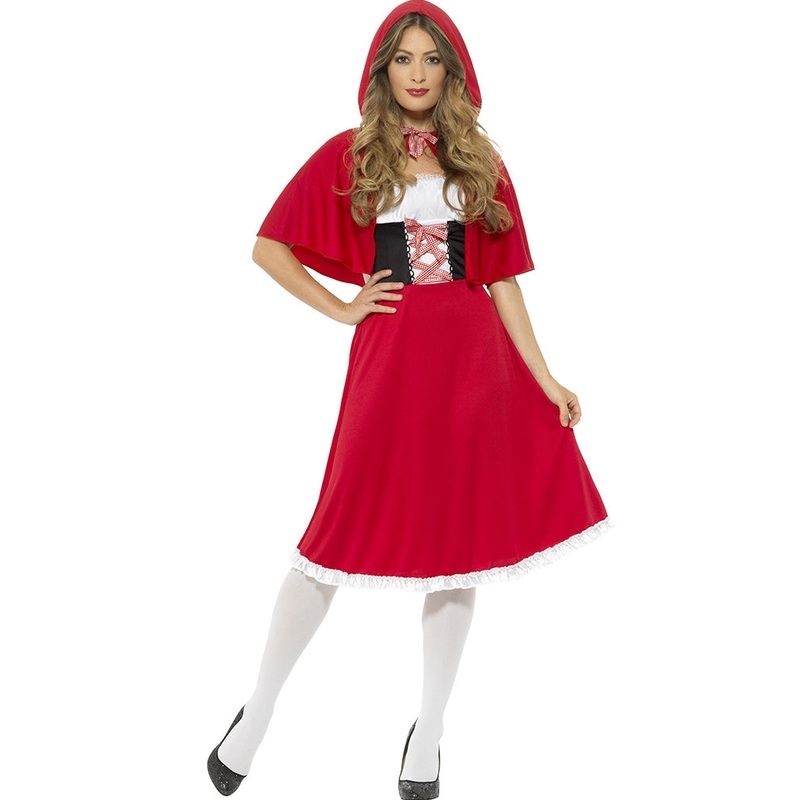 Traditional Red Riding Hood Plus Size Womens Costume