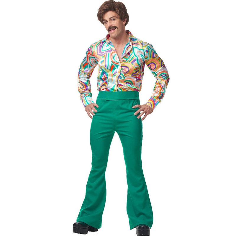 70s Dude Green Mens Costume