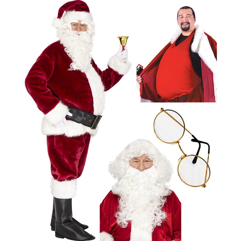 Christmas Complete Professional Santa Suit Bundle