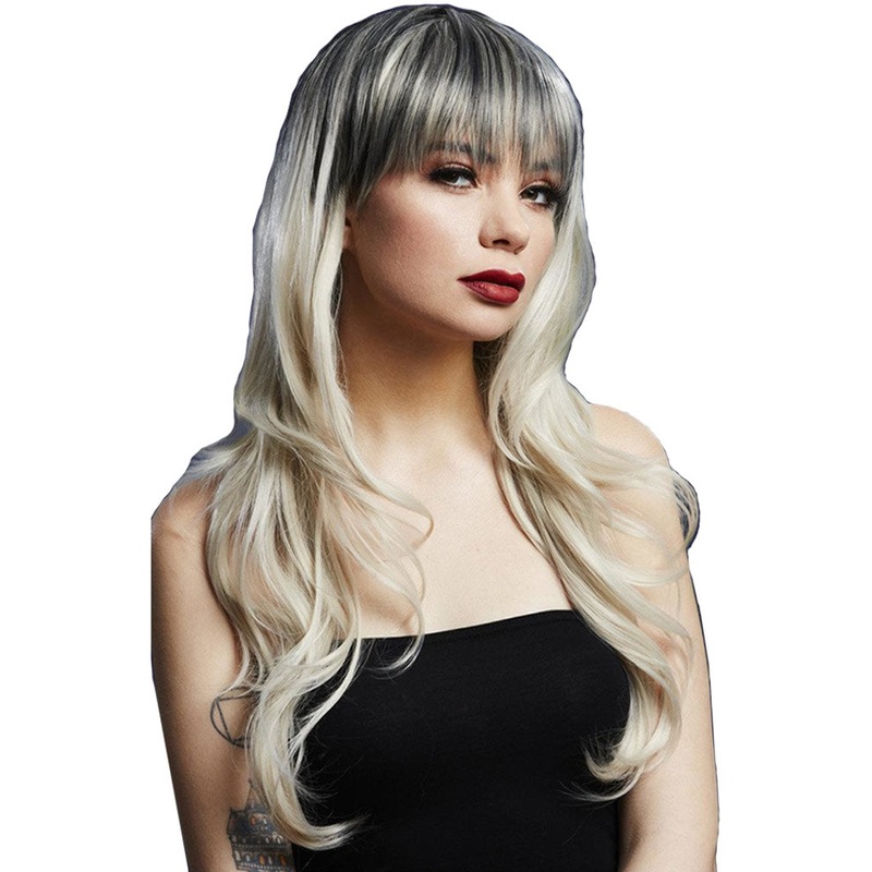 Deluxe Fever Sienna Long Brown and Blonde Wig