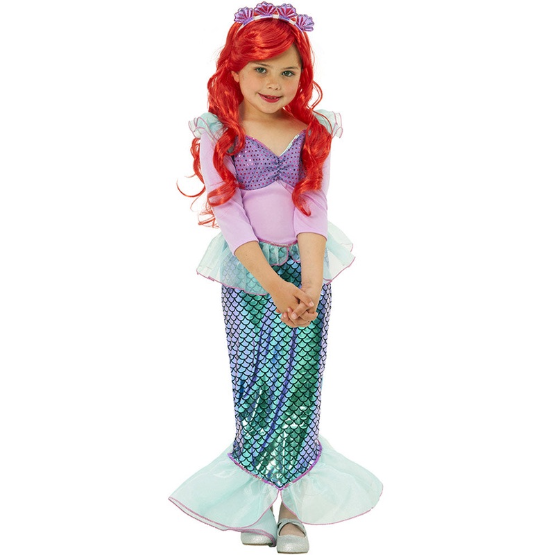 Metallic Mermaid Kids Costume