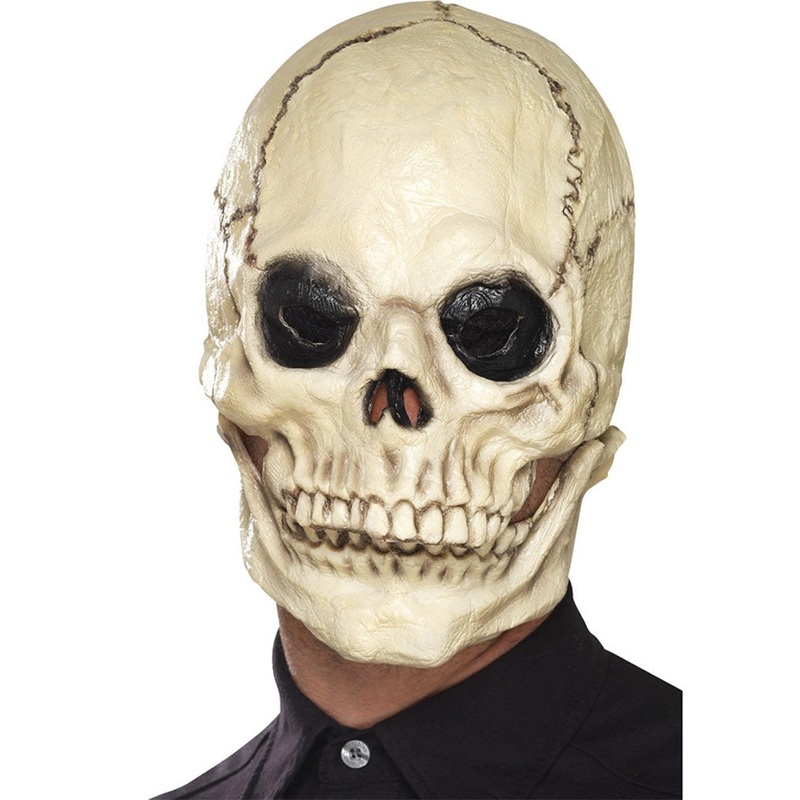 Realistic Skull Mask with Moving Jaw