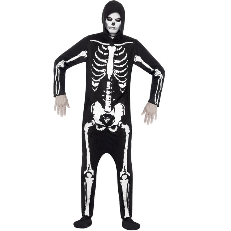 Skeleton Jumpsuit Adult Costume