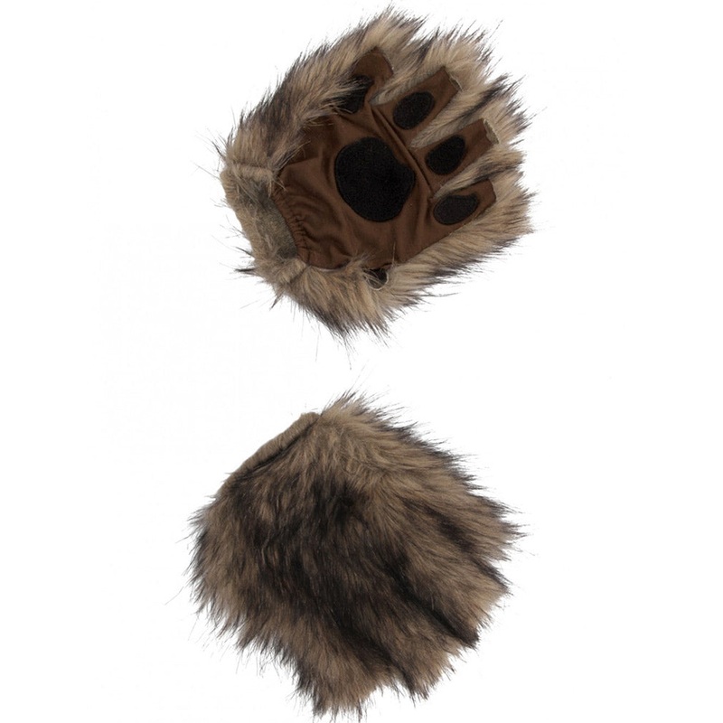 Squirrel Brown Fingerless Paws