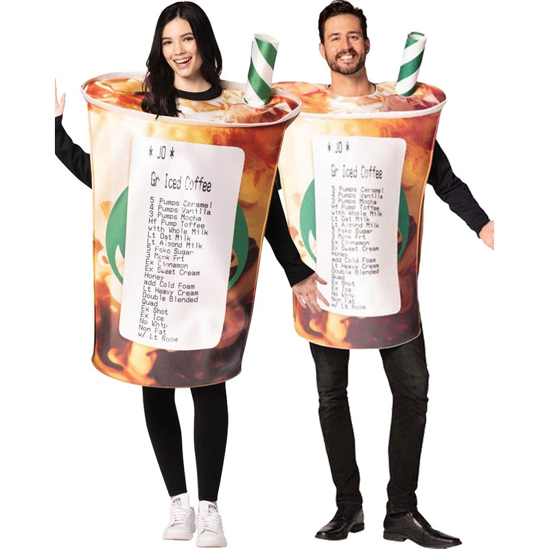 Baristas Nightmare Coffee Cup Adult Costume