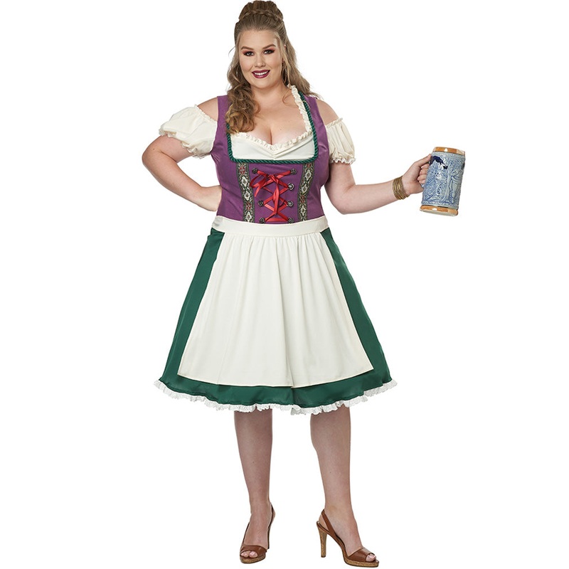 Bavarian Beer Maid Womens Plus Size Costume