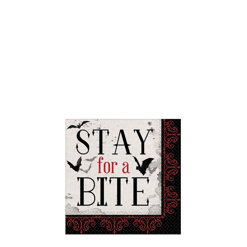 Dark Manor Beverage Napkins Pack of 16