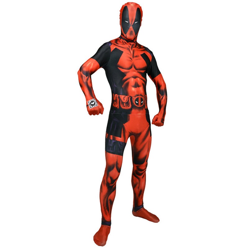 Deadpool Morphsuit Mens Costume
