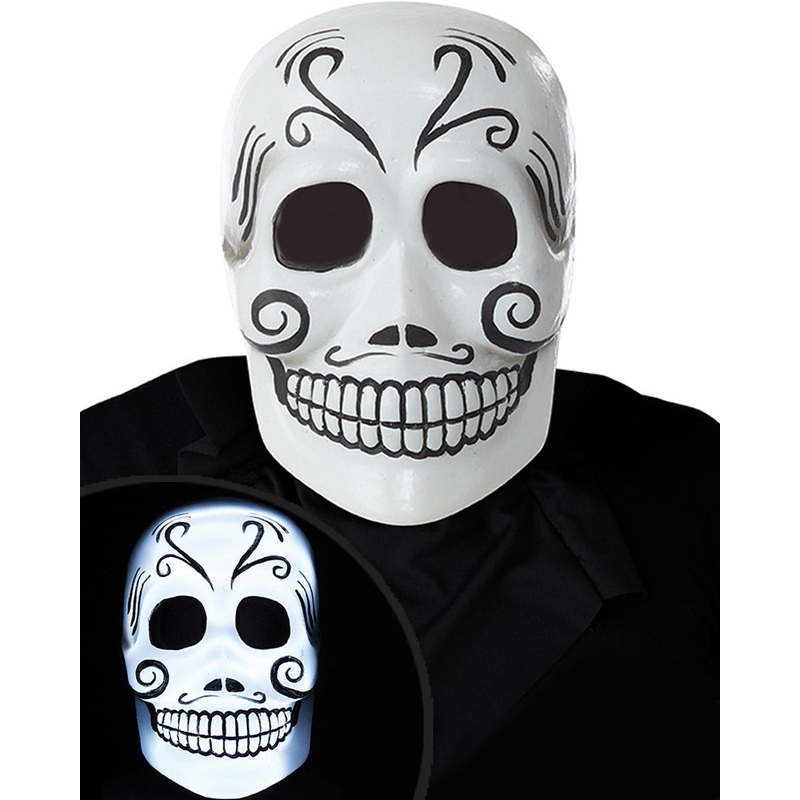 Dia De Los Muertos Light Up Mask