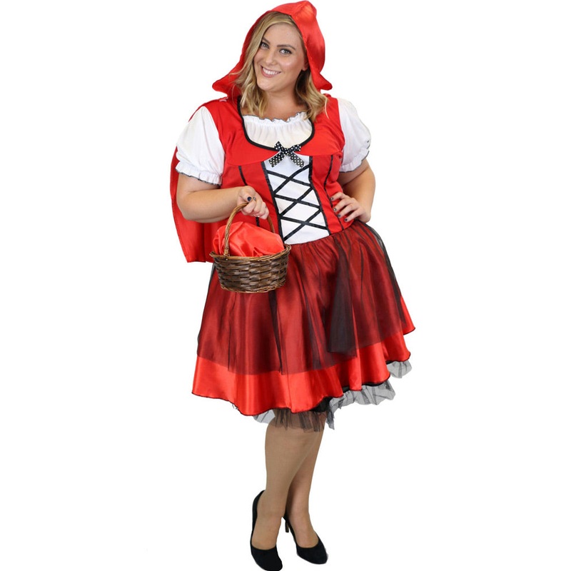 Red Hood Sweetie Womens Plus Size Costume