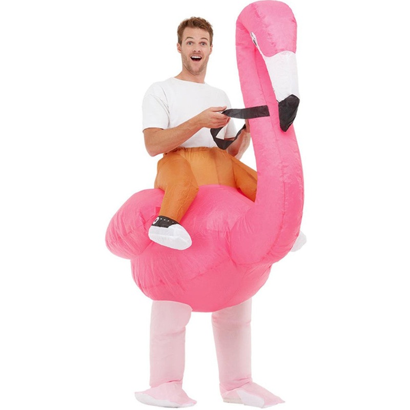 Ride Em Flamingo Inflatable Adult Costume