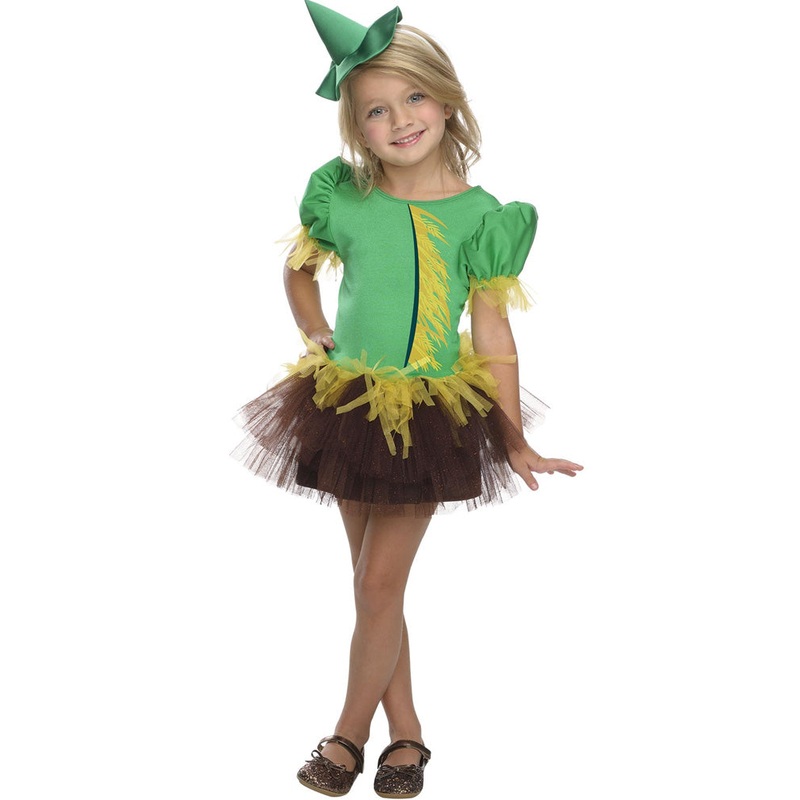 The Wizard of Oz Scarecrow Tutu Girls Costume