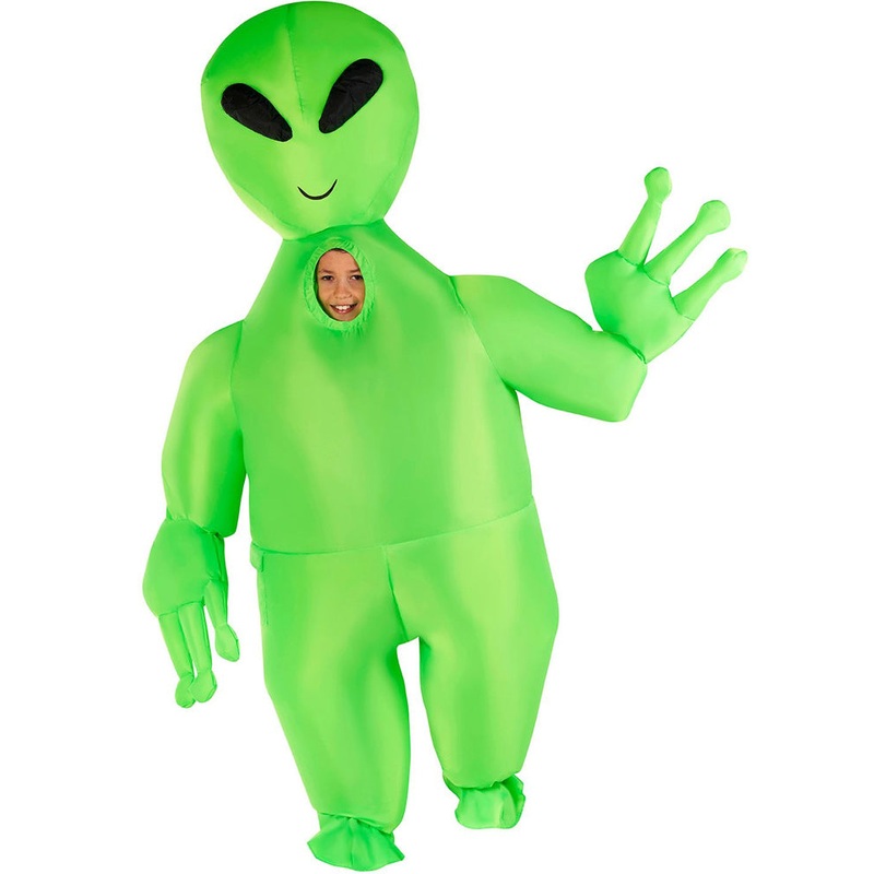 Giant Alien Inflatable Kids Costume