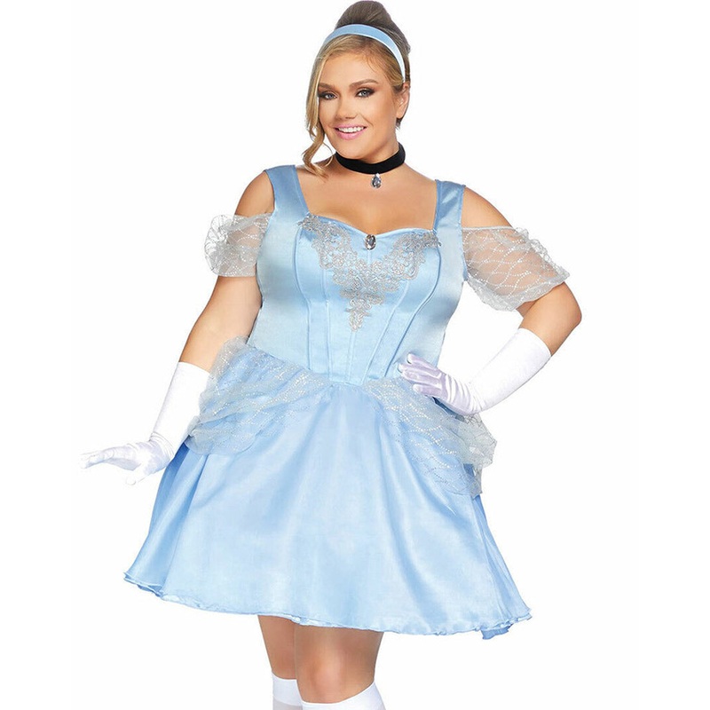 Glass Slipper Sweetie Womens Plus Size Costume