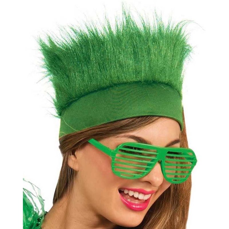 Green Fluffy Headband